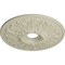 Ekena Millwork Ashley Ceiling Medallion (Fits Canopies up to 4 3/4"), 23 7/8"OD x 4"ID x 2 1/8"P, Clear Yellow CM23ASCYF - alternate 3